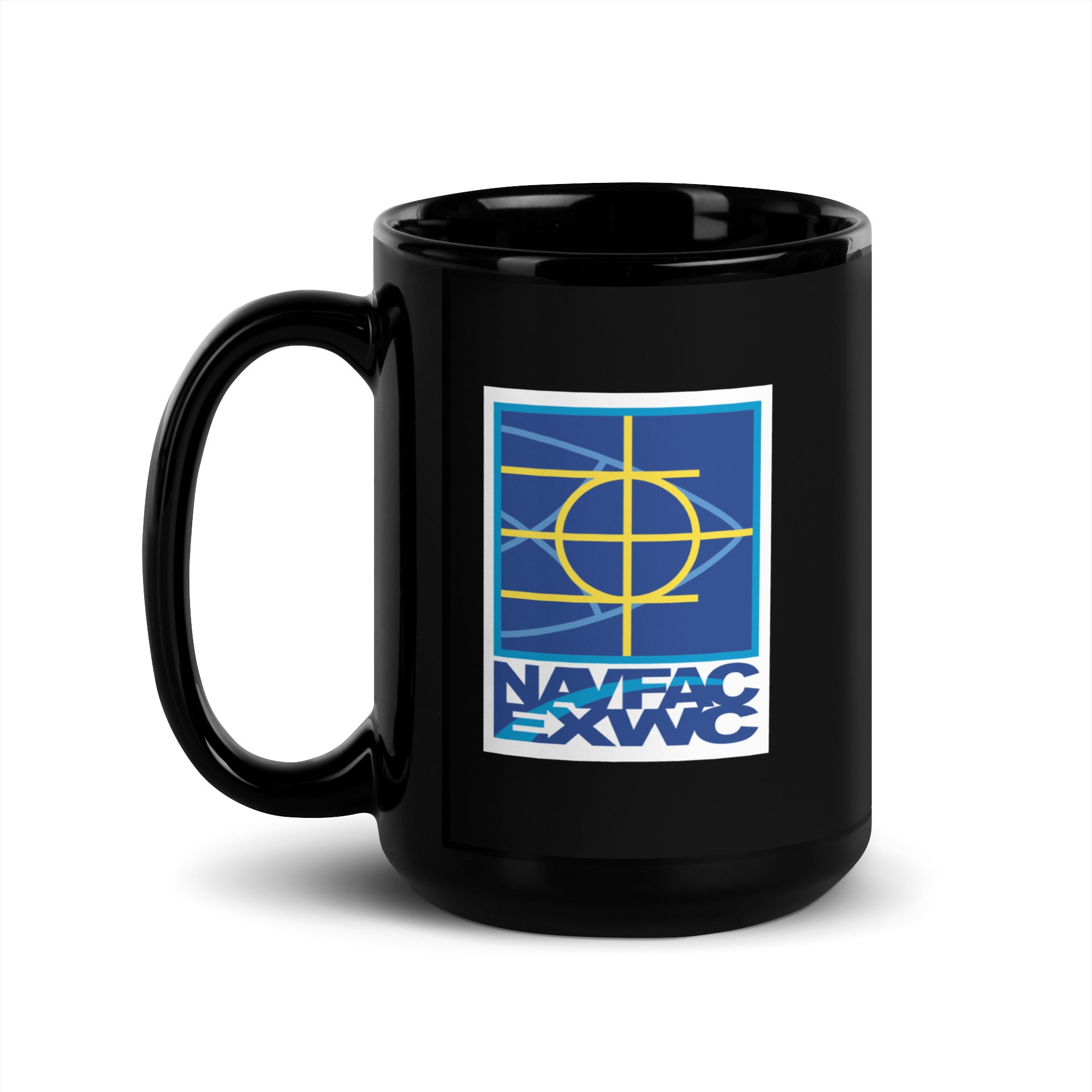 Black Glossy Mug | NAVFAC EXWC