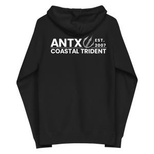 Unisex Fleece Zip Up Hoodie | ANTX Coastal Trident